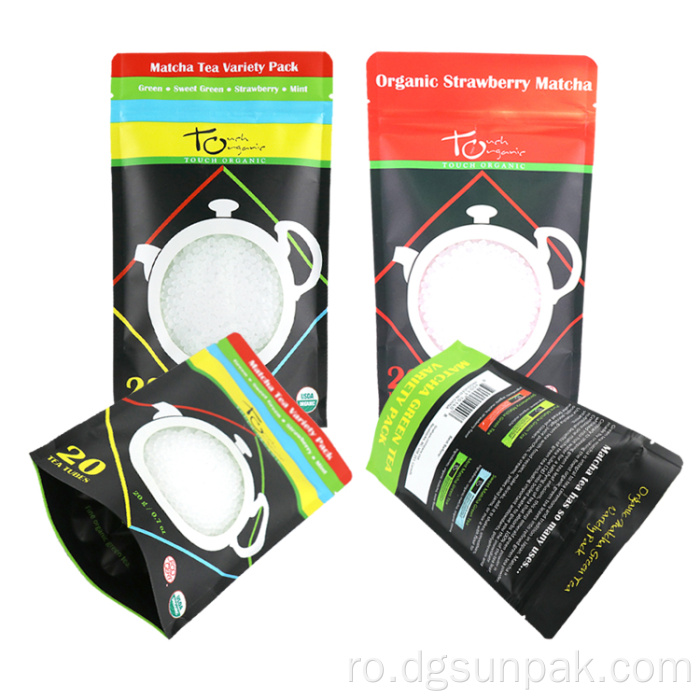 pungi resigilate personalizate cu fermoar din plastic runtz mylar